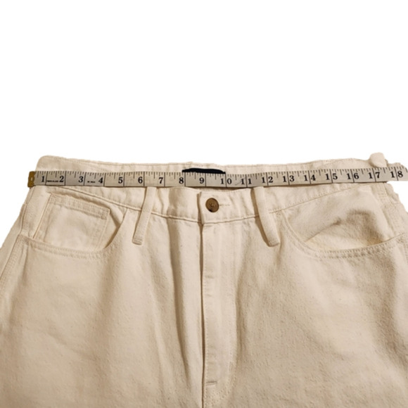 J. Crew Wide-leg denim trouser in‎ white size 32 - Picture 7 of 14